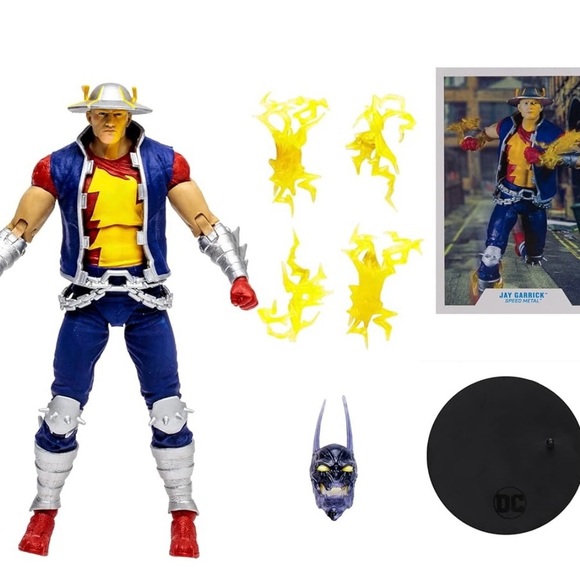 McFarlane Toys - DC Build-A 7IN Figures WV9 - Speed Metal - Jay Garrick. NIB - Picture 2 of 7